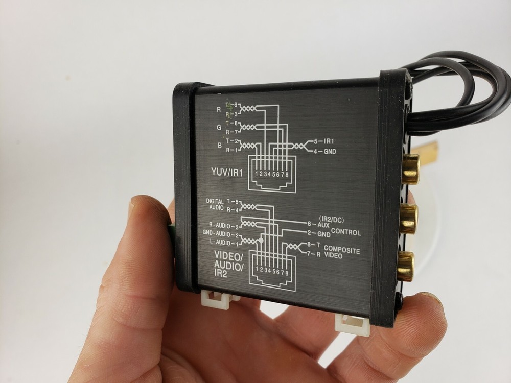 PROConnect Cat5 Composite Video Stereo Audio Security Camera Balun Component