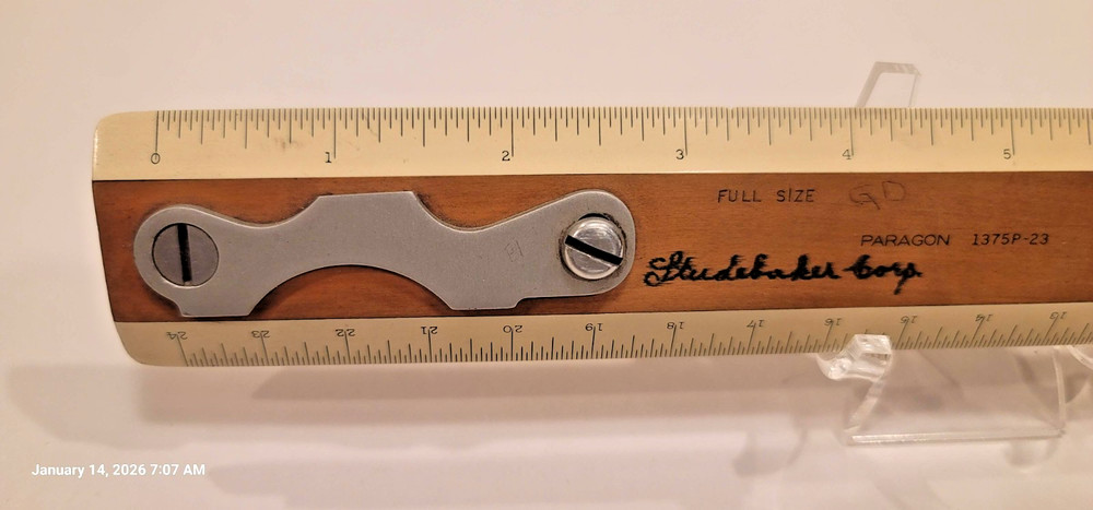 K&E Keuffel & Esser Paragon 1375P-23 Drafting Machine Scale 12”