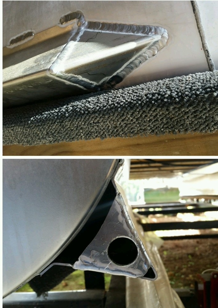 6" Pontoon lifting strakes cap kits