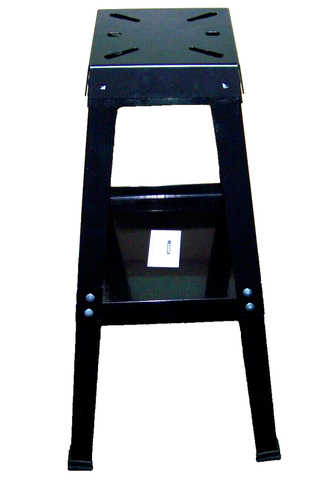 Universal Bench Grinder Stand Buffer Vise with Tool Tray w/Multi-Hole Top Base