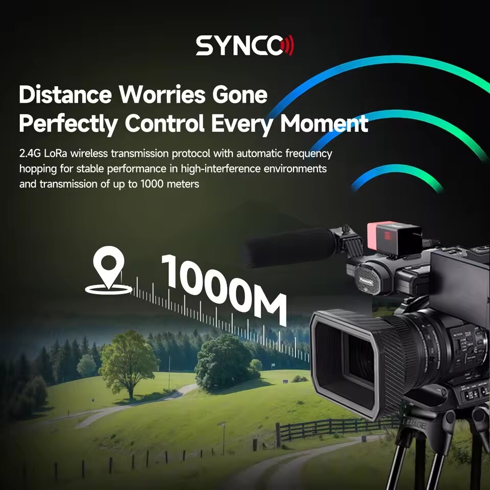 4x SYNCO Camera Eye CE3 Wireless Tally Light System 1000m Switcher Transmitter