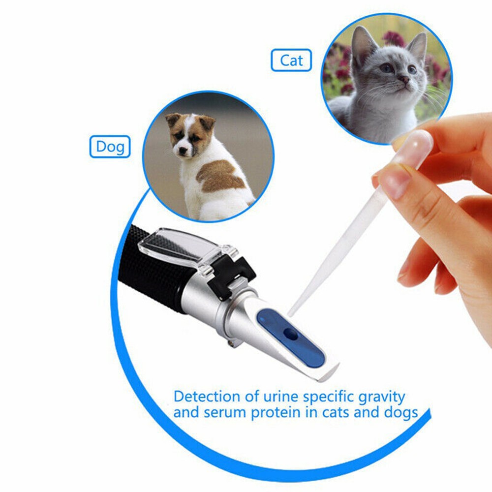 Cat Dog Urine Specific Gravity Serum Protein Tester Refractometer Tools