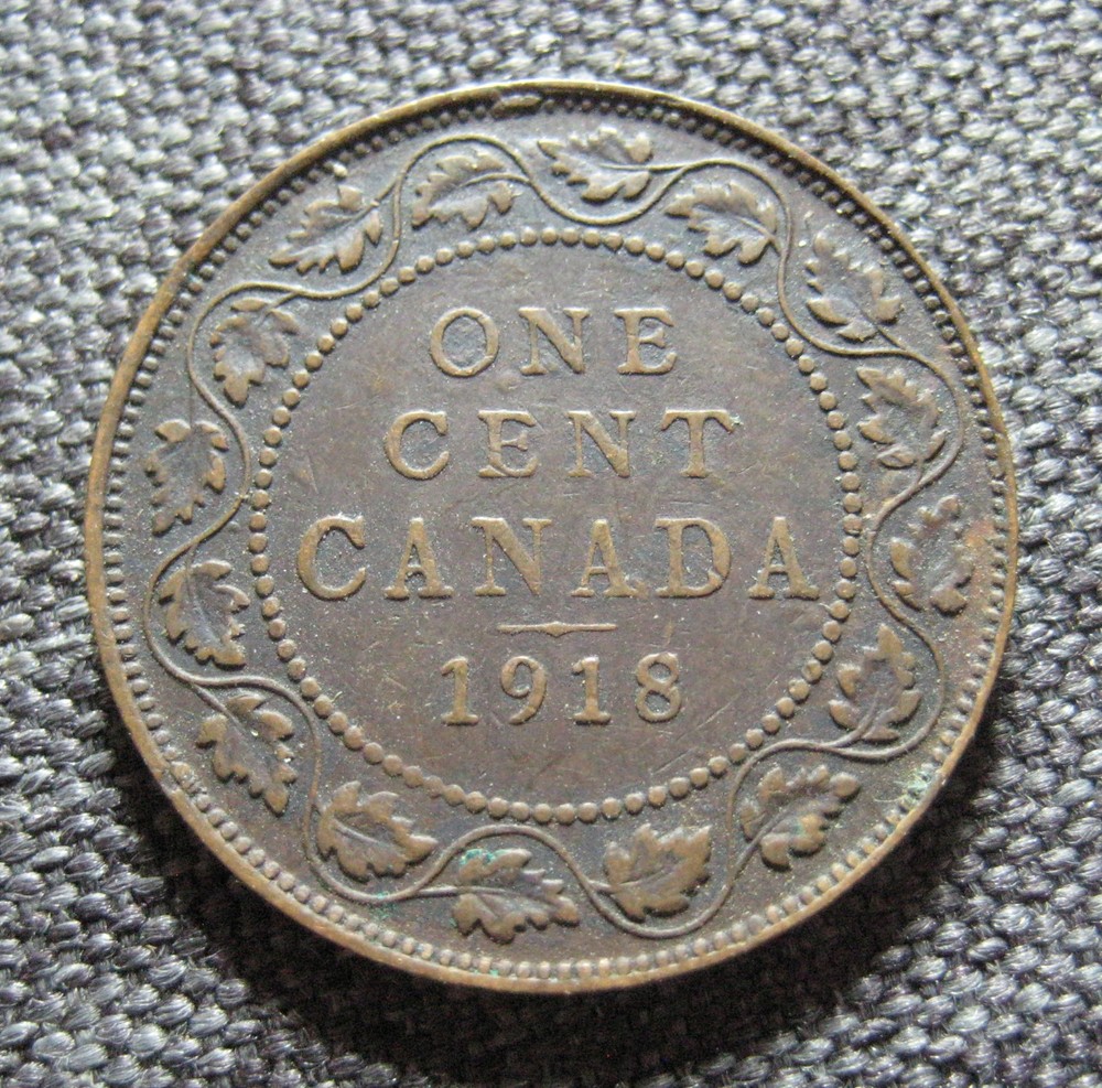 1918 Canada Large Cent - (P4842)