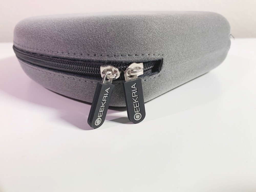 Geekria Headphone Gray Soft Zipper Case