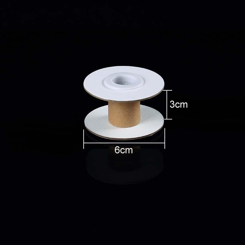 10 PCS Empty Paper Thread Spools Wire Bobbins 6x3cm Removable String Yarn
