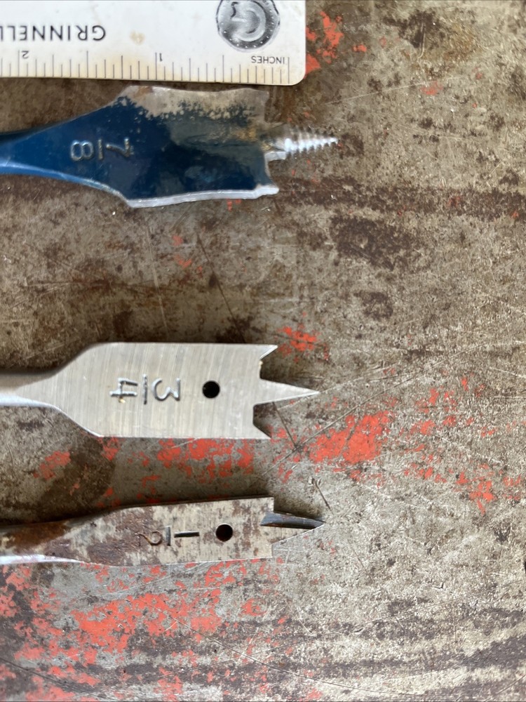 Various boring wood, bits, flapper, bits, Corbetts, electrical and plumbing