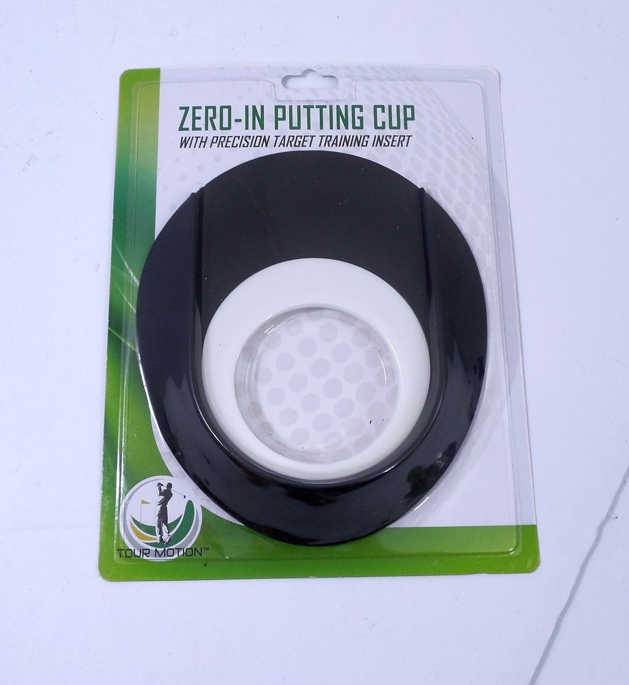 NIB Zero-In Putting Cup Tour Motion w/ Precision Target Training Insert