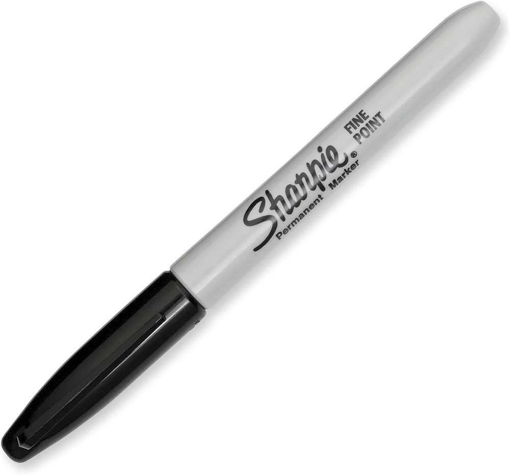 Sharpie Fine Point Permanent Marker Black 2 Pack Retail Packaging