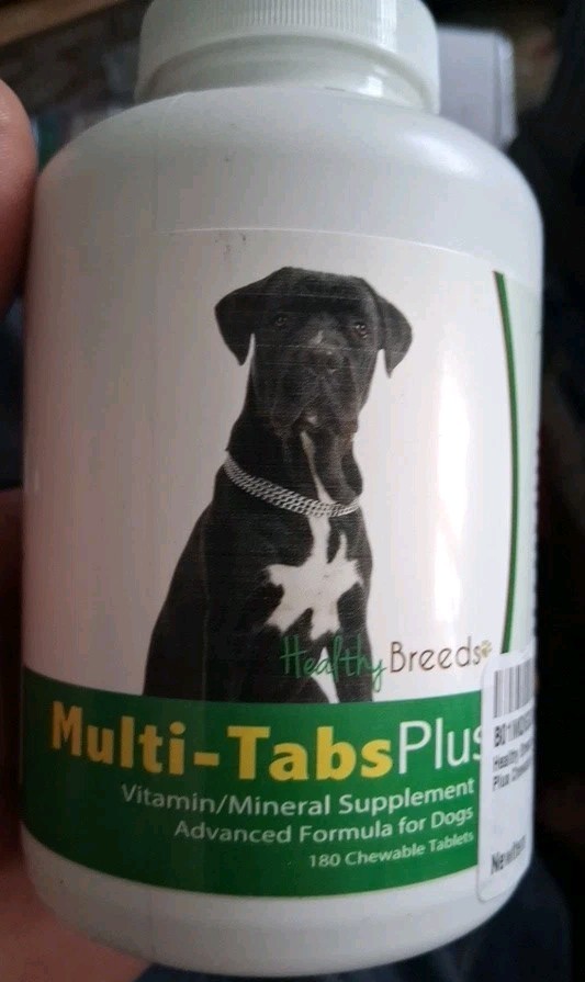 Healthy Breeds Mutt Multi-Tabs Plus Chewable Tablets 180 Count