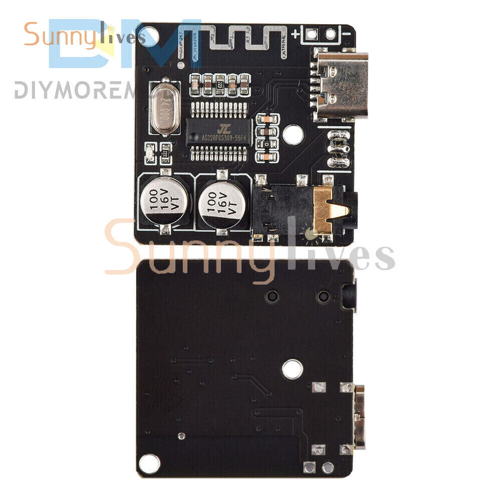 VHM-314 Bluetooth 5.0 Audio Decoder Board MP3 Amplifier Module USB Type-C New
