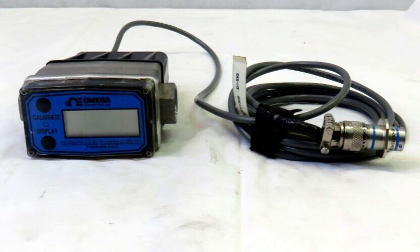 OMEGA ENGINEERING Flow Meter LCD Display FTB791, FOR PARTS/ REPAIR