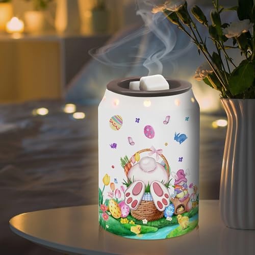 Easter Decor Wax Warmer, Easter Eggs Bunny Easter Decorations for Home