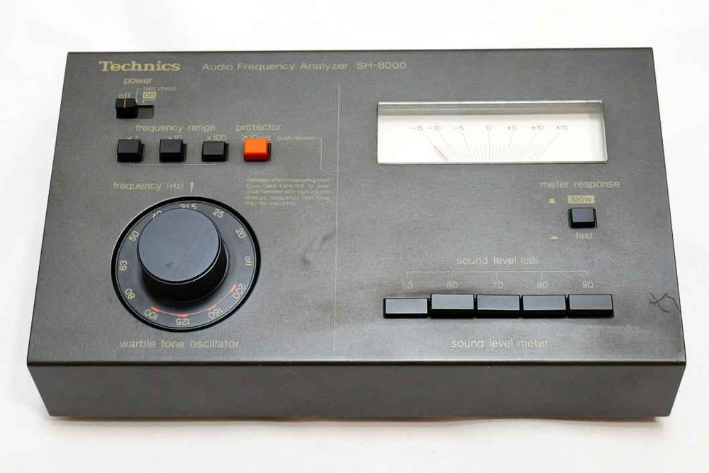 Technics SH-8000 Audio Analyzer Tested Signal Output Battery Rust Vintage