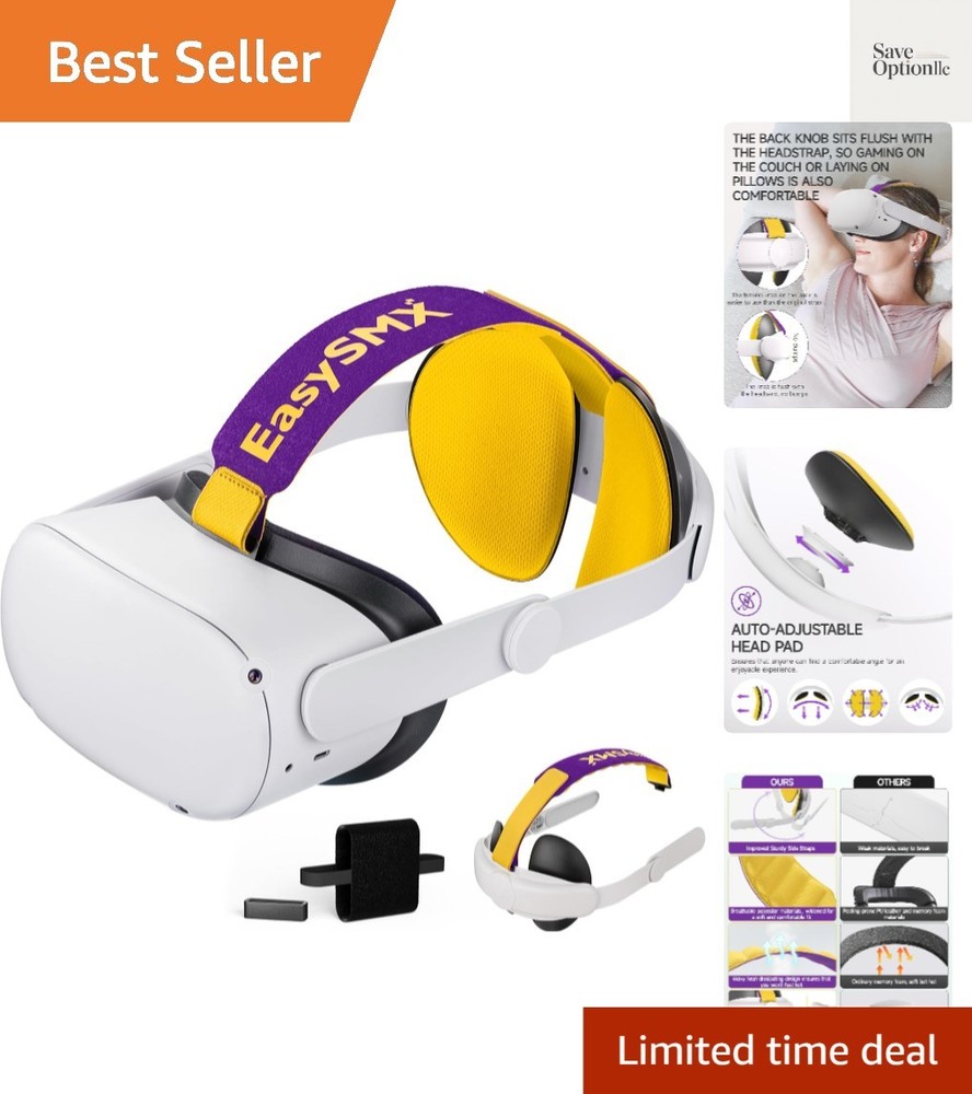 Q20 Headset Strap for Quest 2 - Accessories for Quest 2 - Lite Design for Imp...