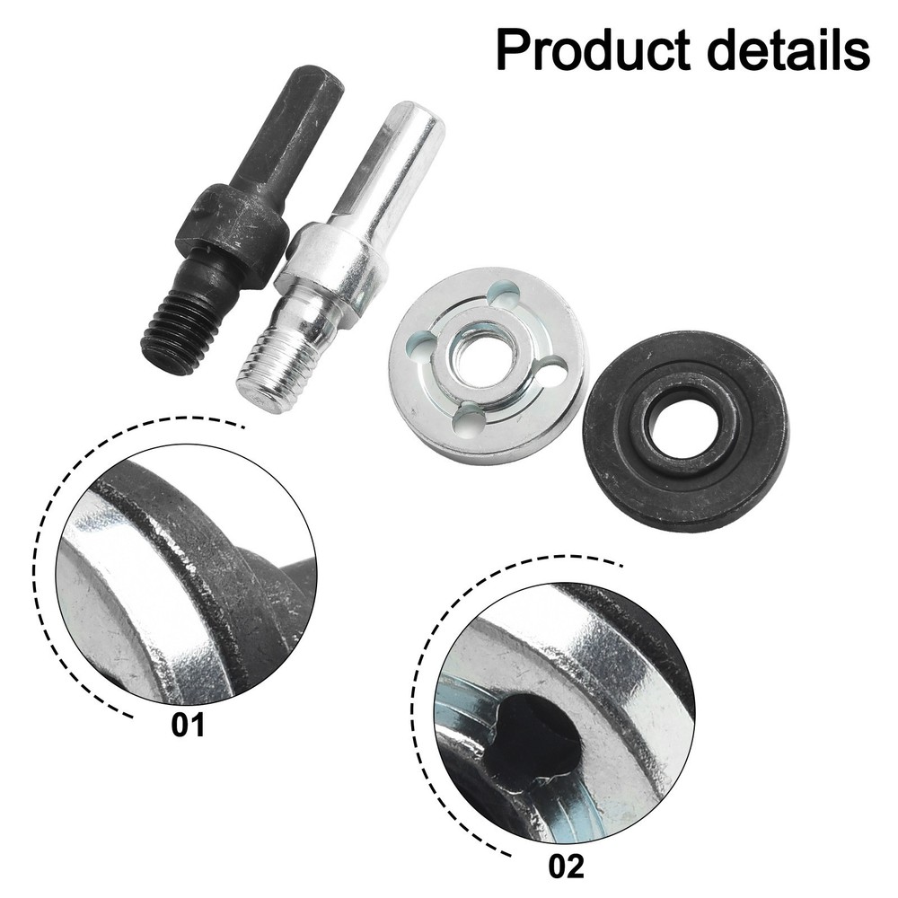 Angle Grinder Adapter For Cutting For Grinding Triangular Handle Black Color