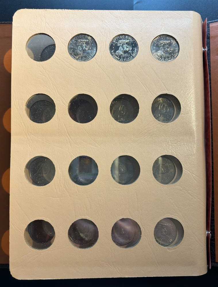 Susan B Anthony Dollars Complete w/Proof Issues Dansco #8180 & 1979S 1981S Var 2
