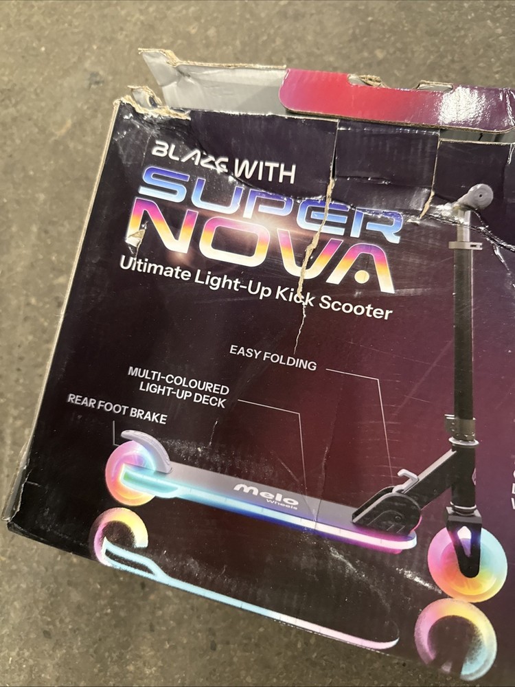 Melo Supernova Kick Scooter - Black