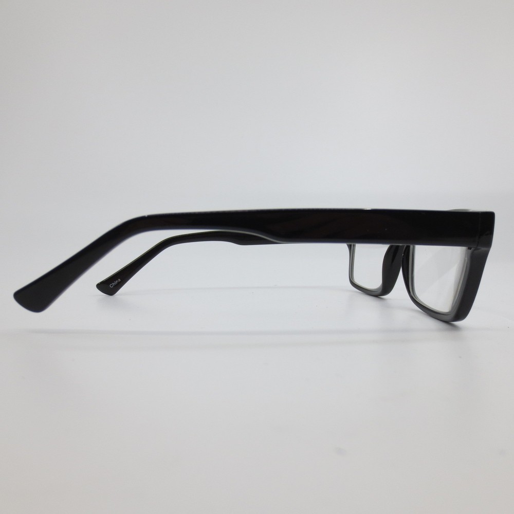 MP5101 Black Rectangular Eyeglass Frames BK 53-17-145 Men Full Rim Glasses