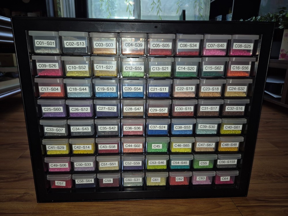 Mini Bead bulk lot with everything you need and storage