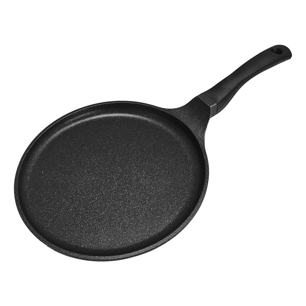 11'' Alu Round Griddle Plancha Marble Coating NonStick Interior Cookware Kitchen