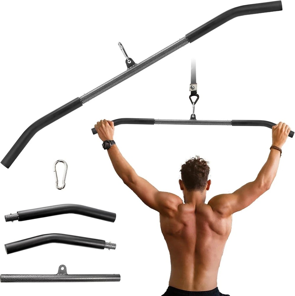 LAT Pull Down Attachments, 39In Bar with 39 inch, Black