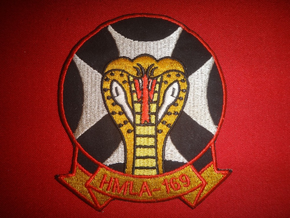 USMC Marine LIGHT ATTACK HELICOPTER Squadron HMLA-169  VIPERS Patch