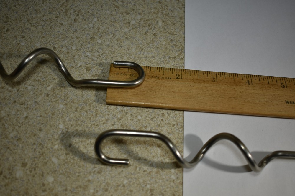 Replacement Set Unbranded Mixer Machine Dough Hooks Wire Beaters
