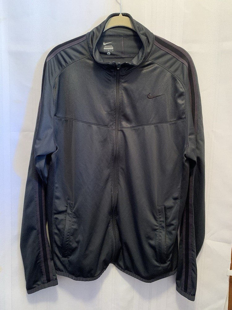 Nike Warmup Cover LS Large Full Zipper Front