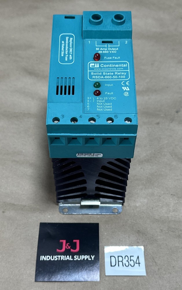 PREOWNED- Continental Solid State Relay Module  RSDA-660-50-100 || WARRANTY 🇺🇸