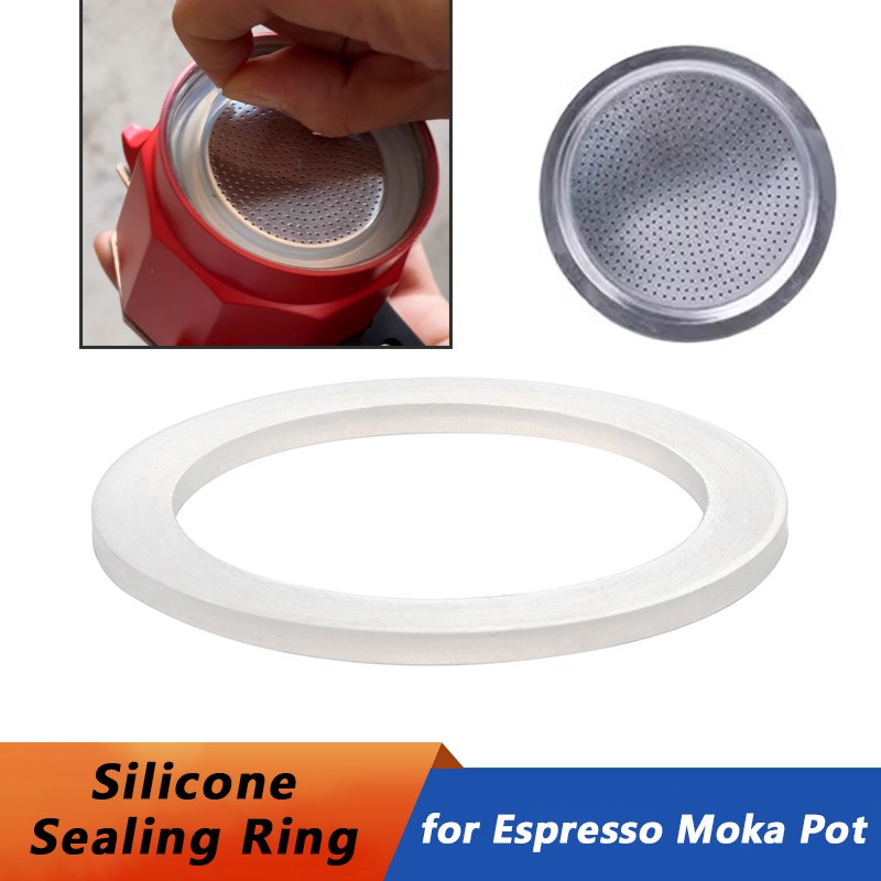 Silicone Sealing Ring Moka Coffee Maker Accessories Replacement Gasket Washer