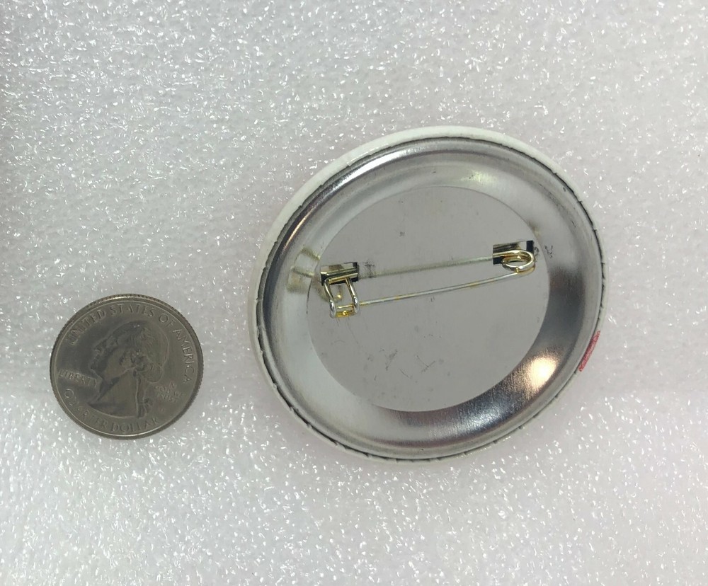 No Imposition Button Pin