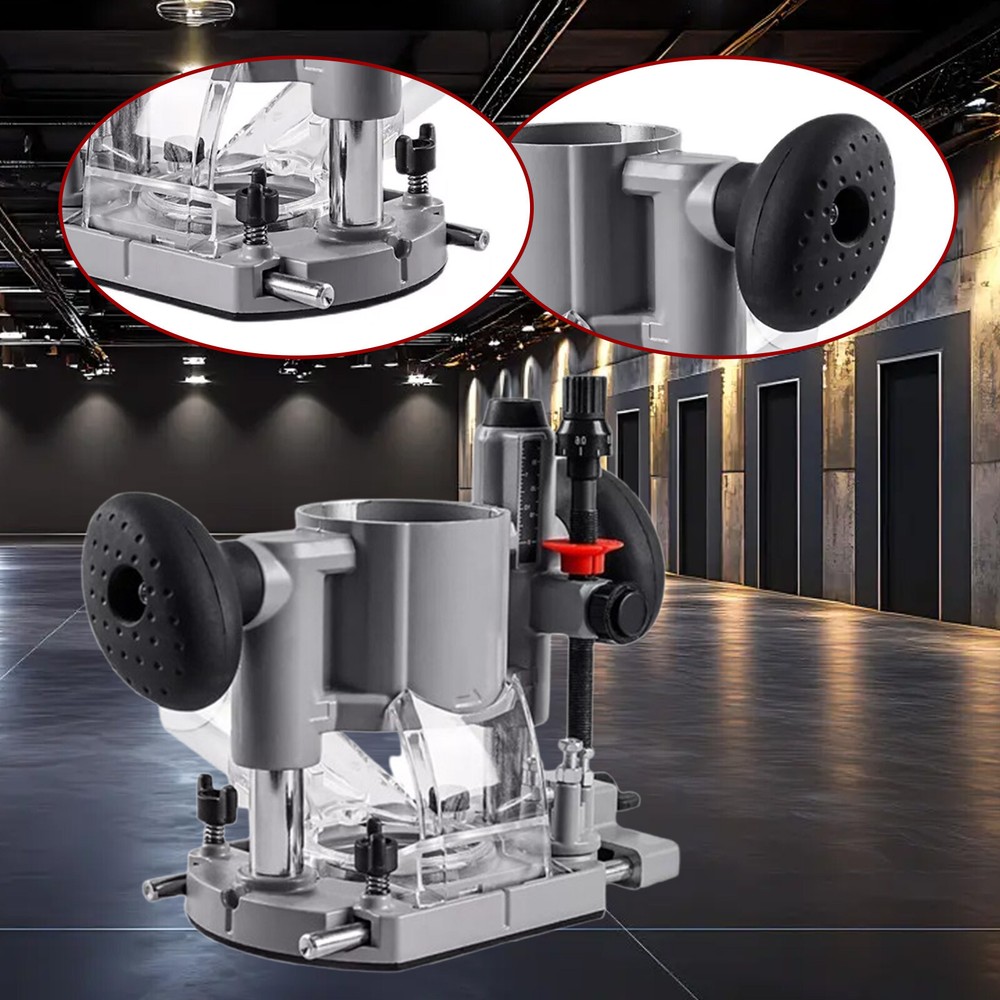 Compact Plunge Router Base Milling Trimming Base Power Tool For Trimming Machine