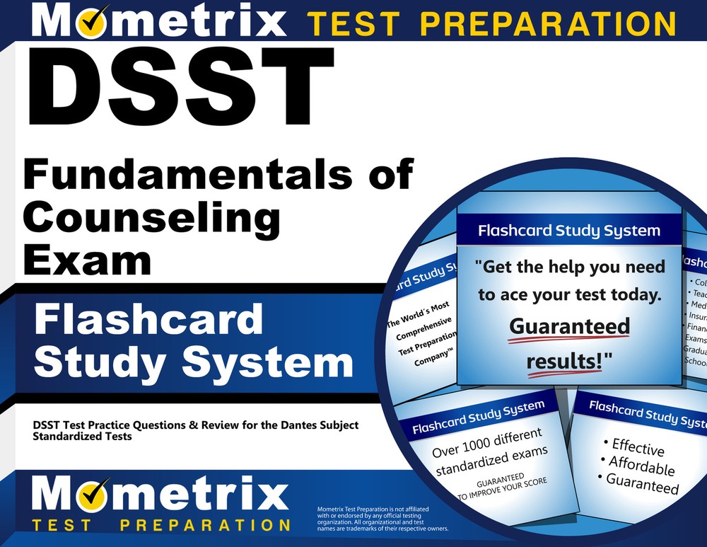 DSST Fundamentals of Counseling Exam Flashcard Study System
