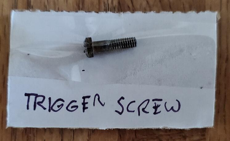 Stevens Tipup Pistol Trigger Screw in Good Conditon.