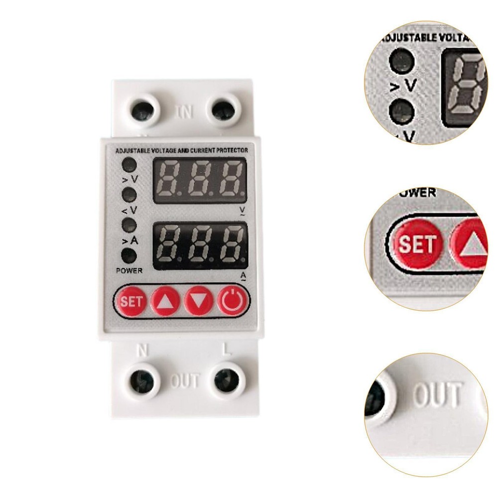 Voltage Protective Device Overcurrent Protecting Digital Display Functional