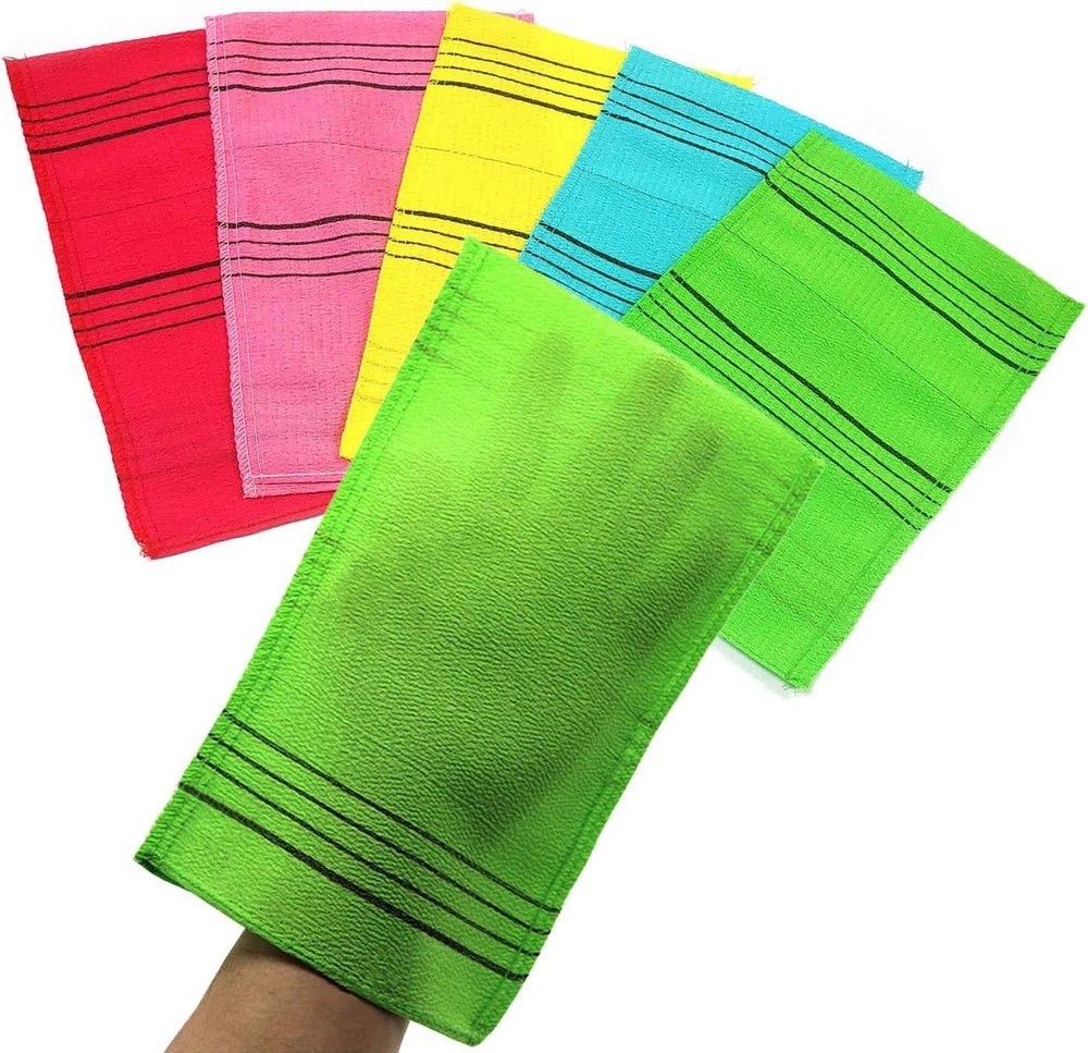 Korean Exfoliating Mitt, Large Size, 5 Colors