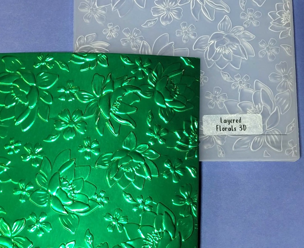 Stampin' Up! LAYERED FLORALS 3D embossing folder