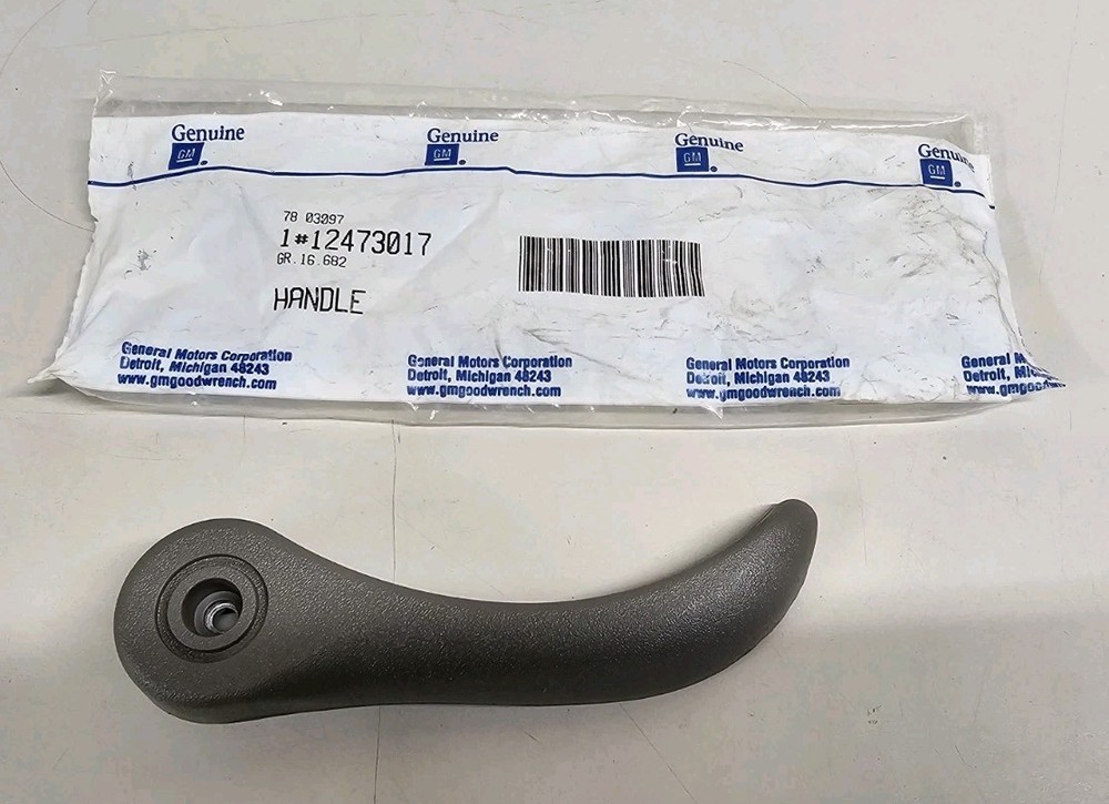 GENUINE GM 12473017 Handle Driver Seat Reclining Pewter 1994-05 BLAZER BRAVADA