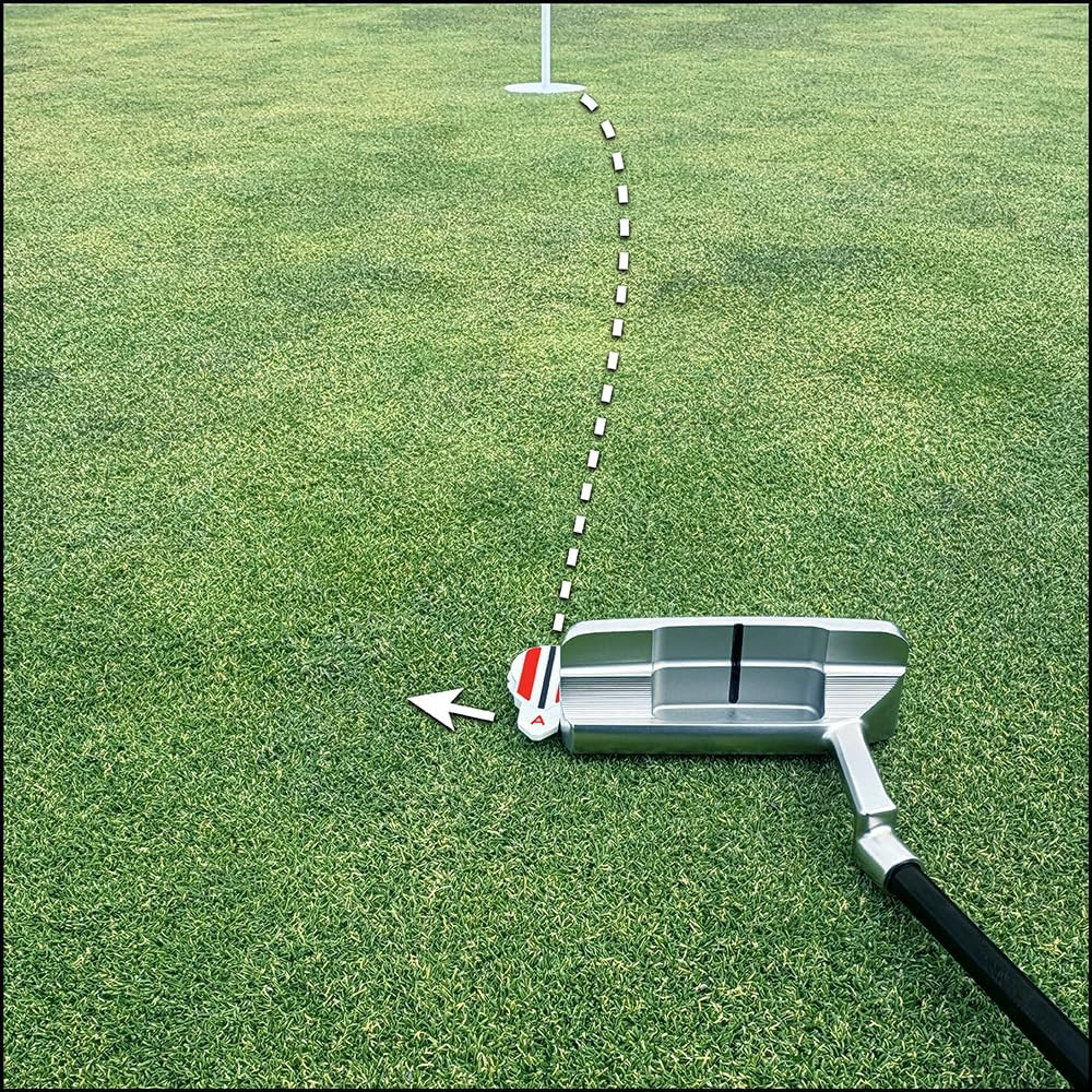 Putting Alignment Aid Tool - Golf Ball Marker - Rotate to Aim - Golf Gift Access