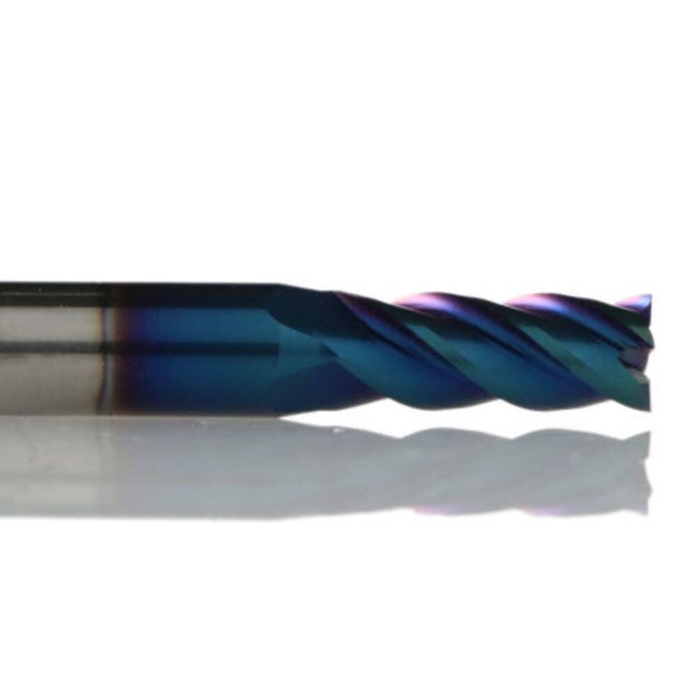 2Pcs 2.5mm Solid Carbide End Mill CNC Milling Cutter Drill 4 Flute HRC65