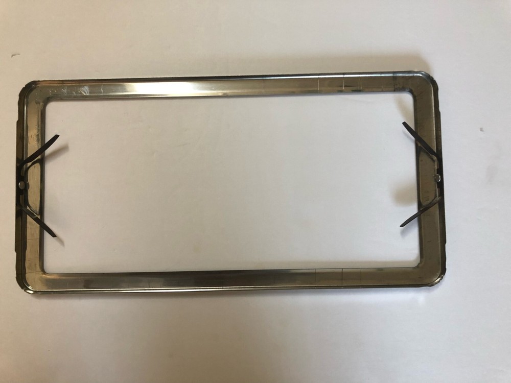 Stainless License Plate Frame for Corvette 63-82