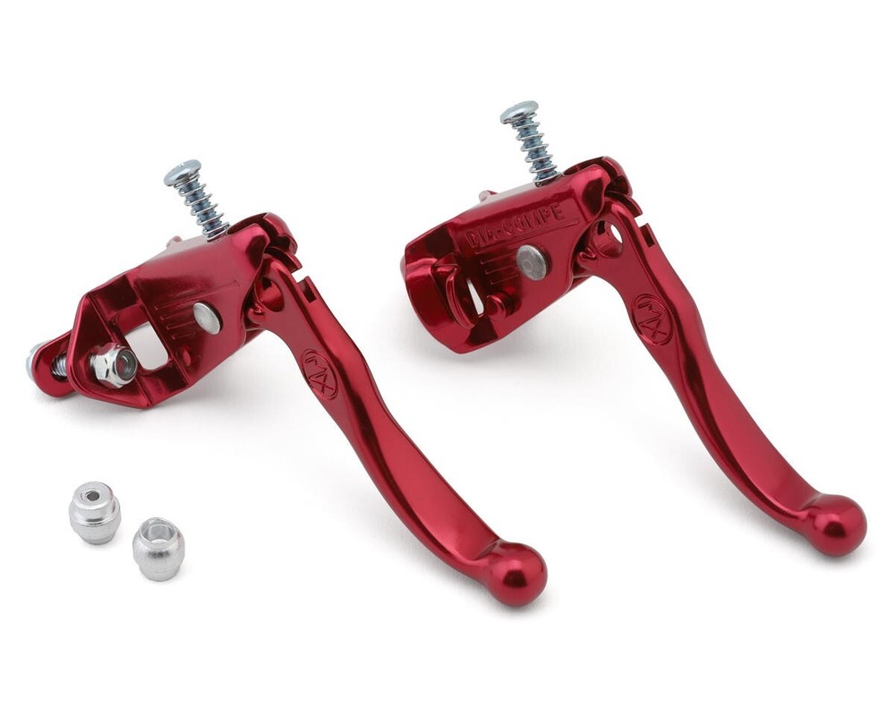 DIA-COMPE Tech-3 Old School BMX Brake Levers  PAIR RED