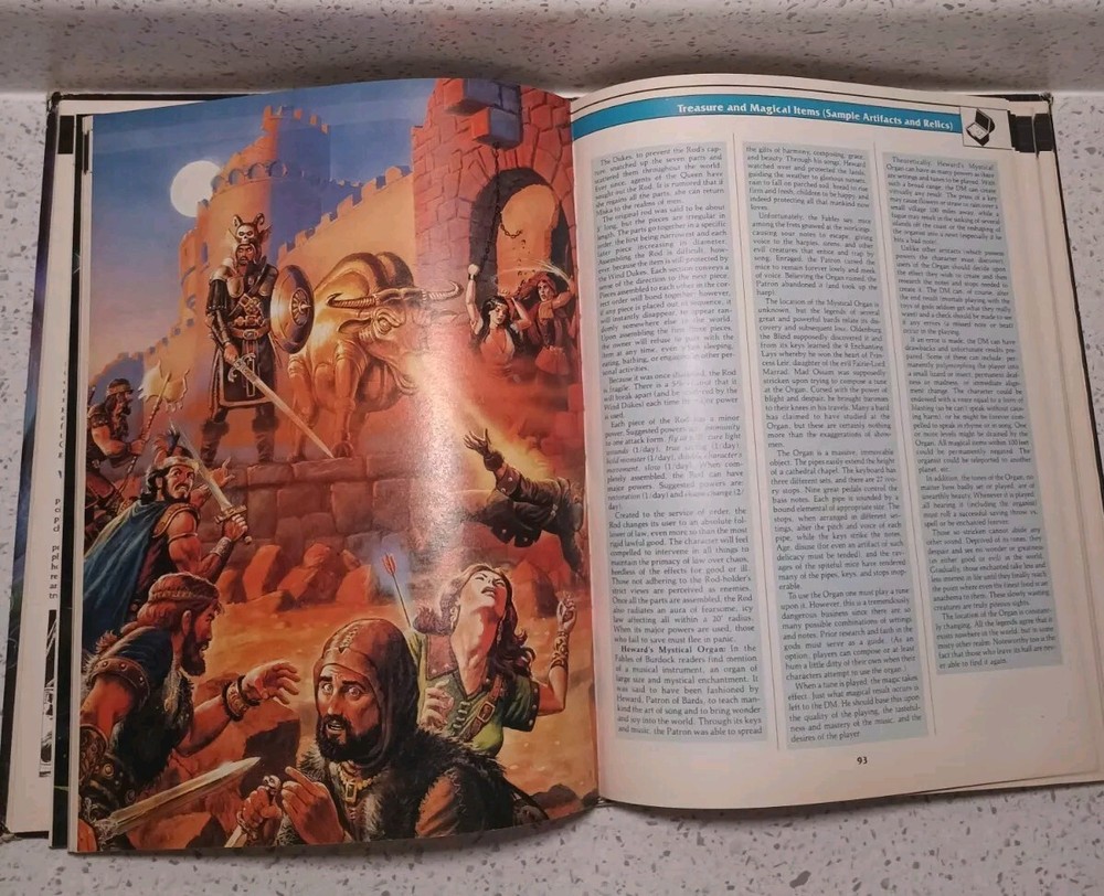 Advanced Dungeons & Dragons Dungeon Master's Guide 2nd Edition TSR #2100 1989