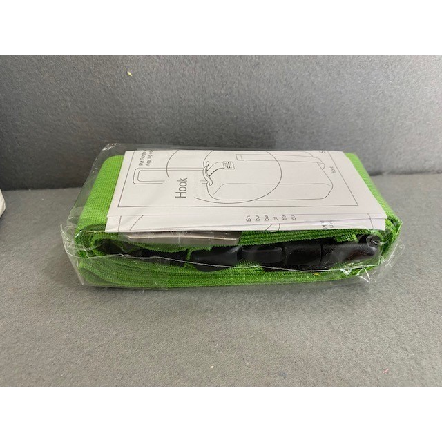 Gurdle 3 in 1 Luggage Strap Lime Green Compression Identification Bag Connector