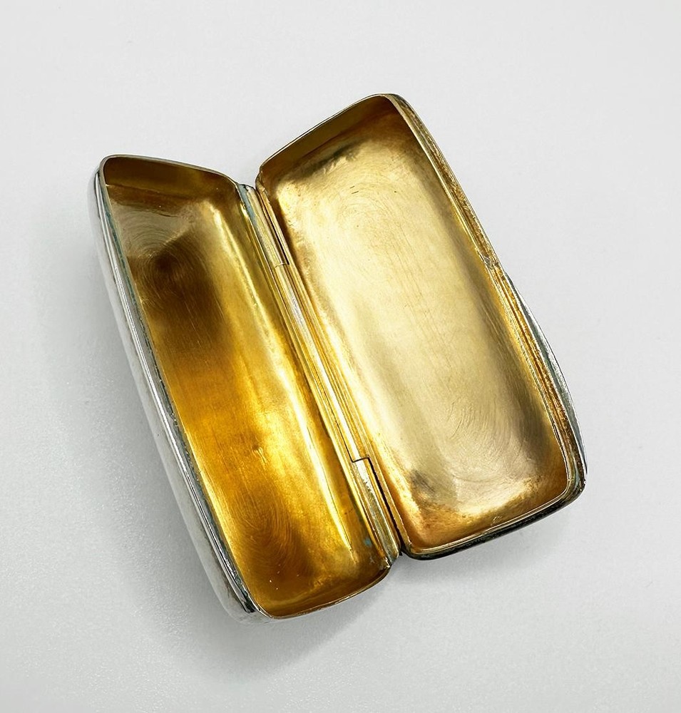 VINTAGE SPANISH SNUFF BOX .915 SILVER HALLMARKED 20TH CENTURY