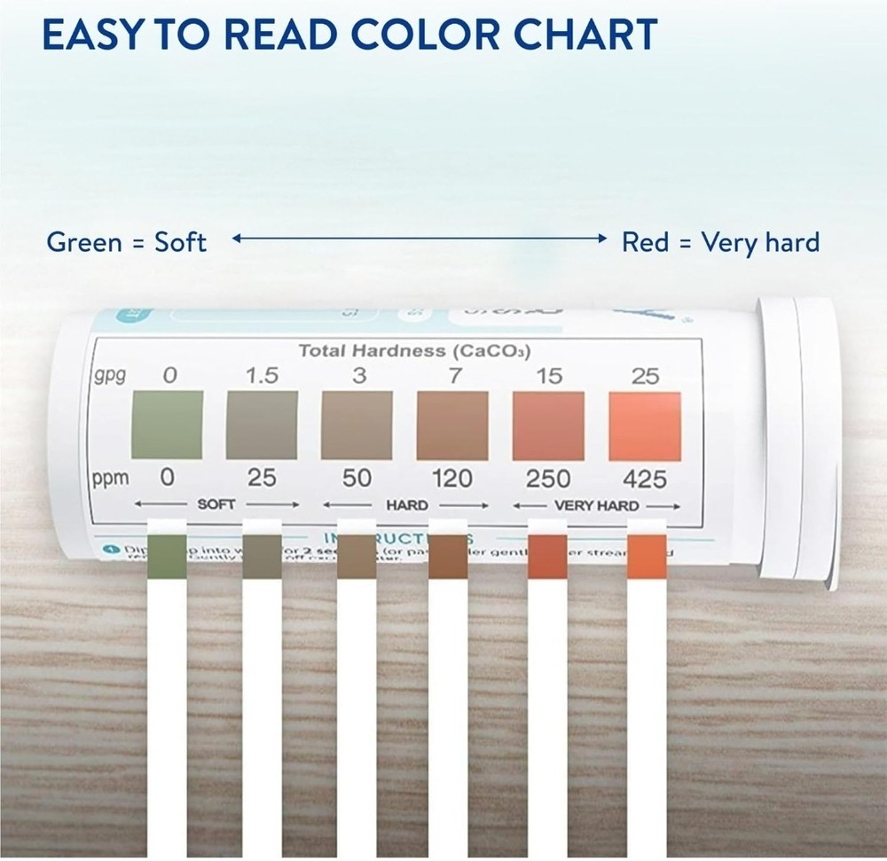 Water Hardness Test Kit-150 Strips + pH Test Strips