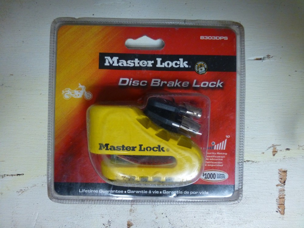 Master Lock Disc Brake Lock Motorcycle 8303DPS