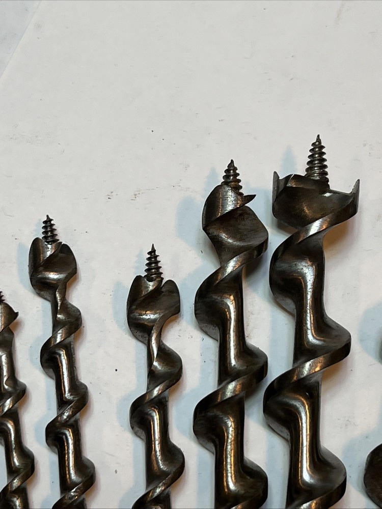 12 Piece Irwin Auger Bit Set Incomplete Used
