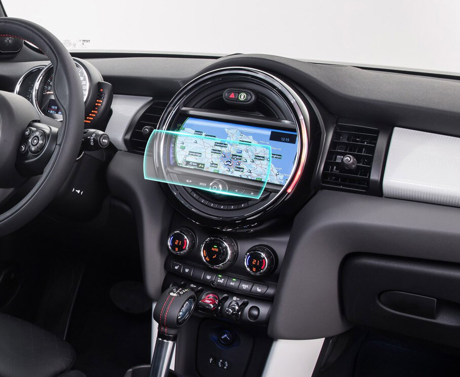 Crystal Clear Screen Protector for 2015 Mini Hardtop Vehicle Navigation