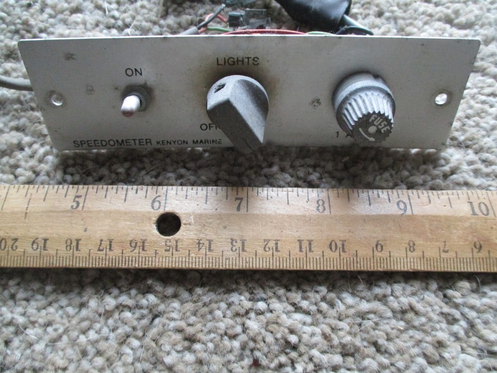 Sail Boat Kenyon marine Speedometer control switch knobs